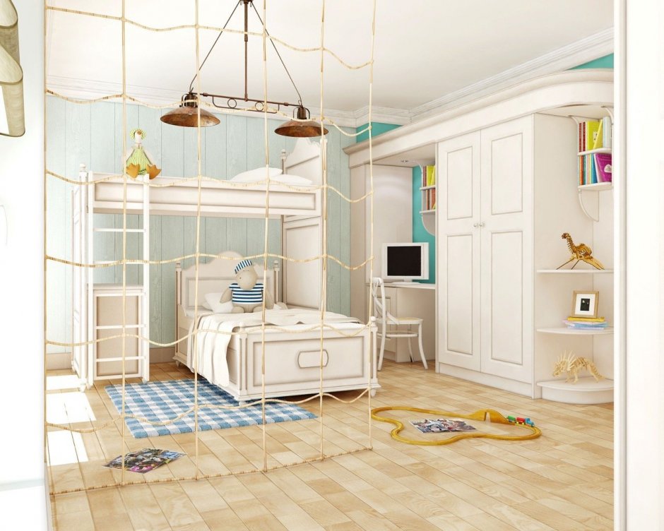 Детская комната в средиземноморском стиле (34 фото)