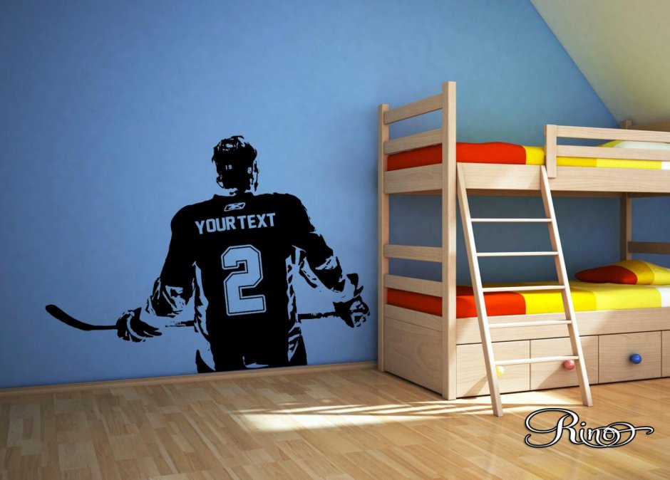 Детская комната хоккеиста