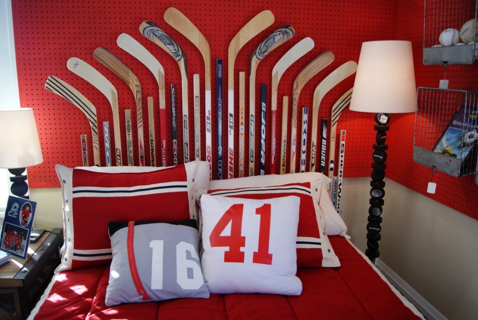 Комната мечты для мальчика в стиле хоккея