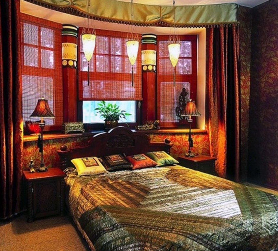 Спальня в индейском стиле