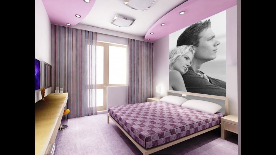 Дизайнер интерьера спальни для мужа и жены