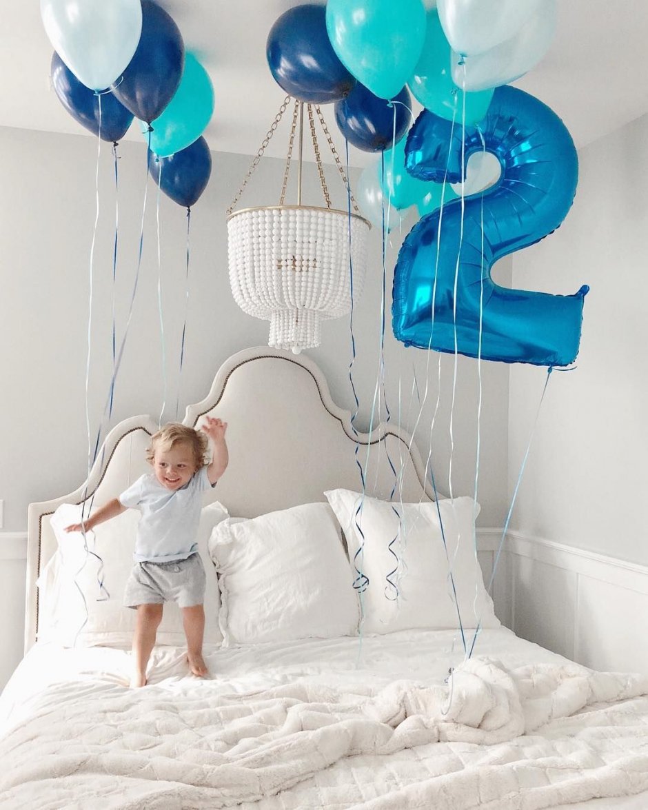 Украсить комнату на день рождения мальчику 2 года