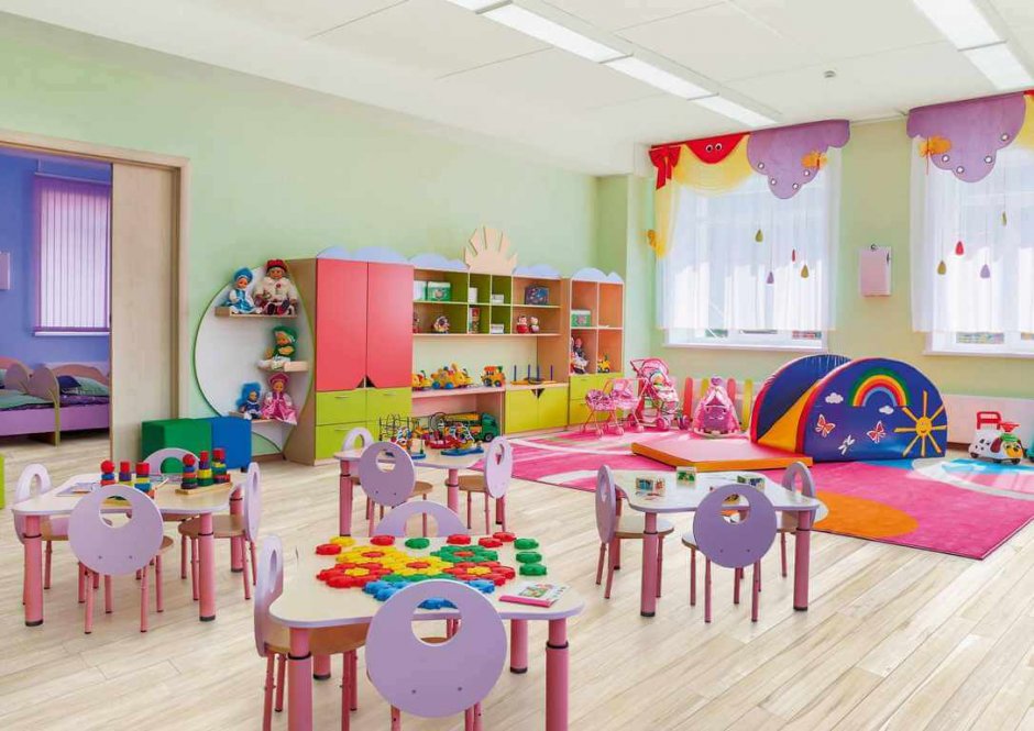 Мягкая зона игровая в детской комнате