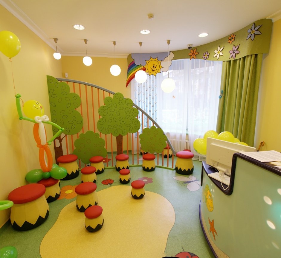 Красивая детская мебель для игровой комнаты детского сада
