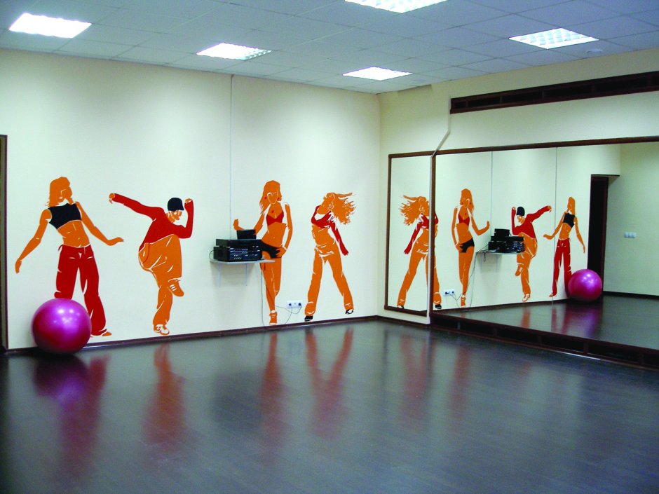 Интерьер детского танцевального зала