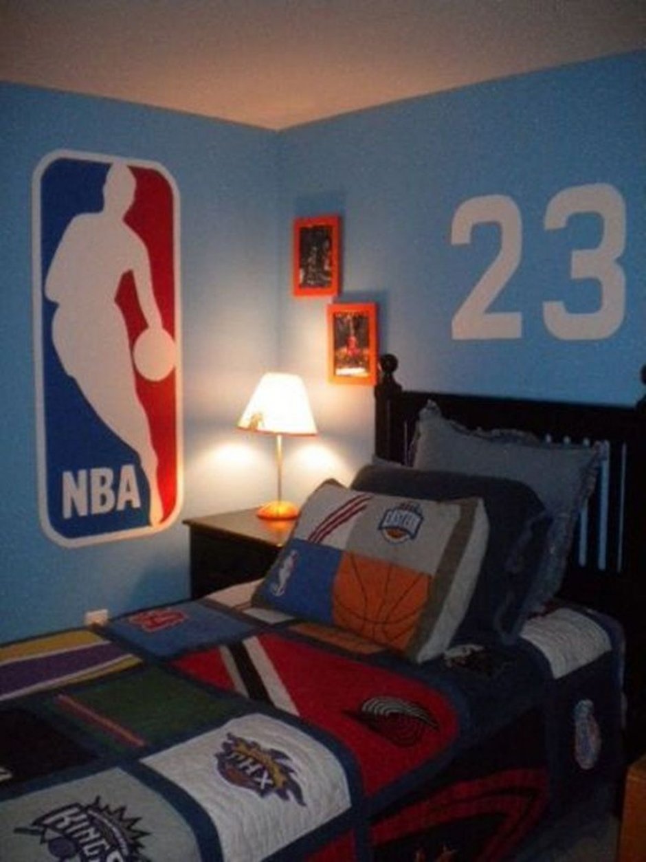 Баскетбольная комната для мальчика