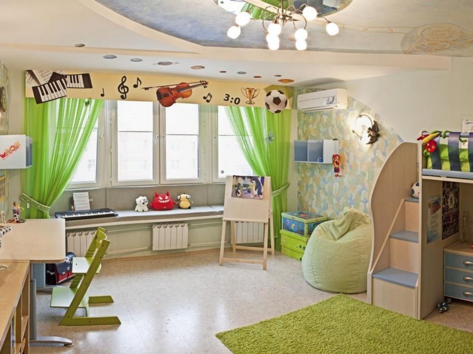 Детская комната для первоклассницы