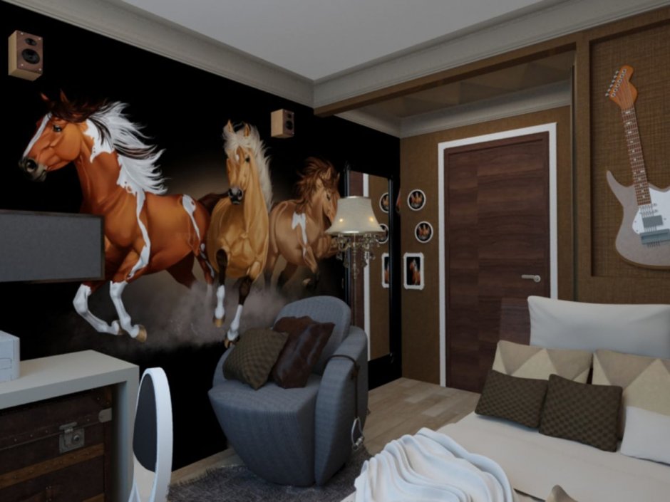 Комната в конном стиле
