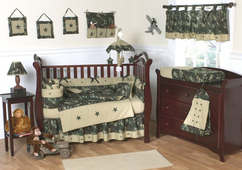 Комната для детей в военном стиле