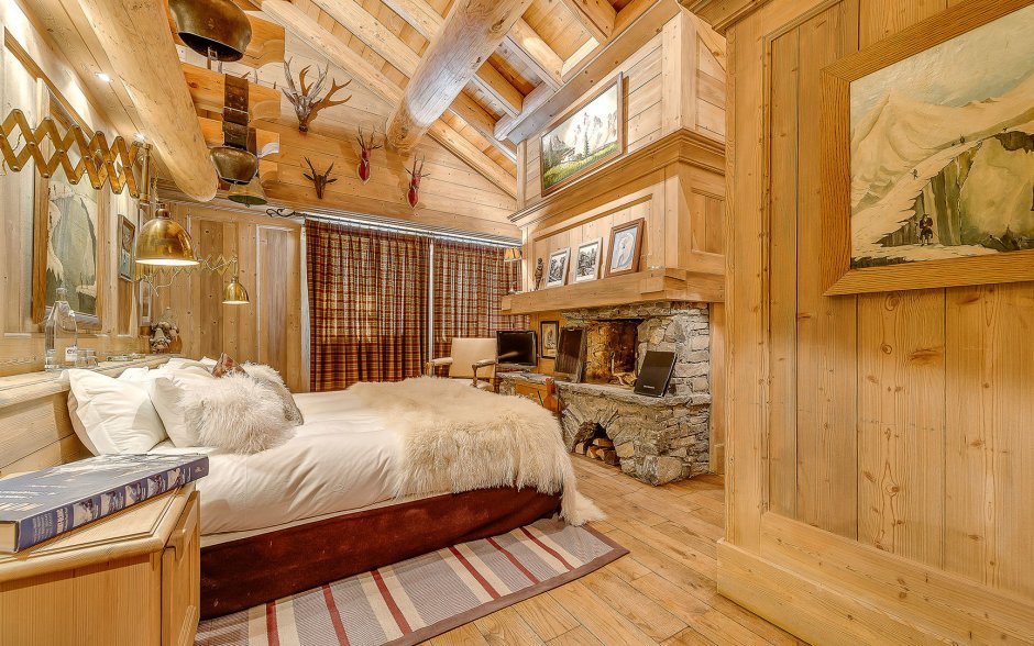 Спальня в стиле Альпы