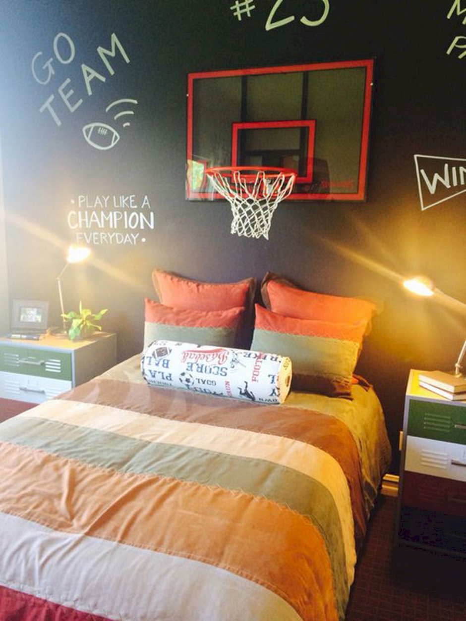 Спальня баскетболиста