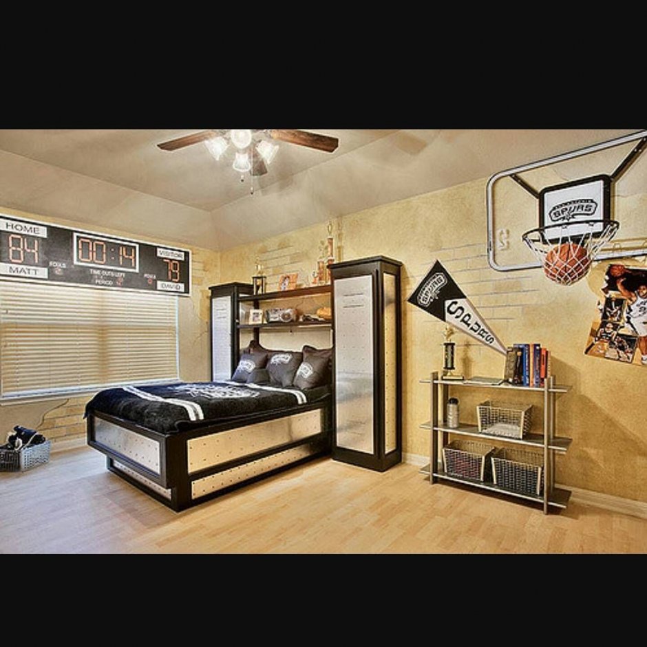 Детская комната в баскетбольном стиле