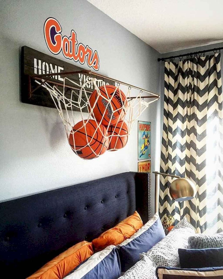 Комната в стиле баскетбола