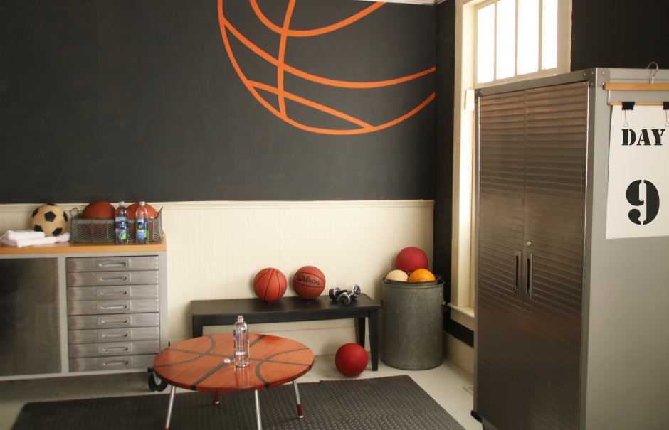 Баскетбольный интерьер комнаты