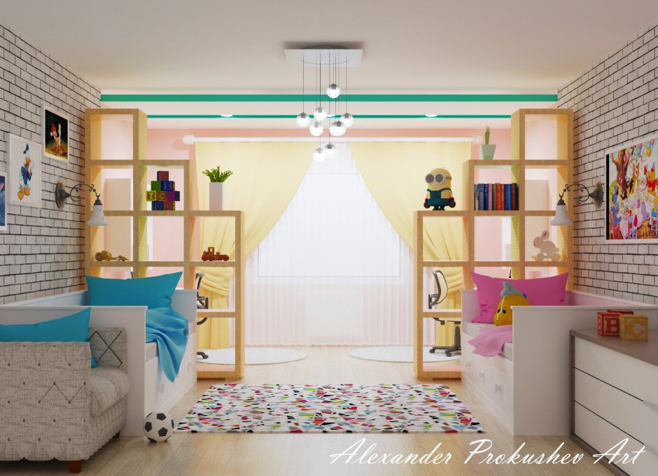 Функциональная детская комната дизайн
