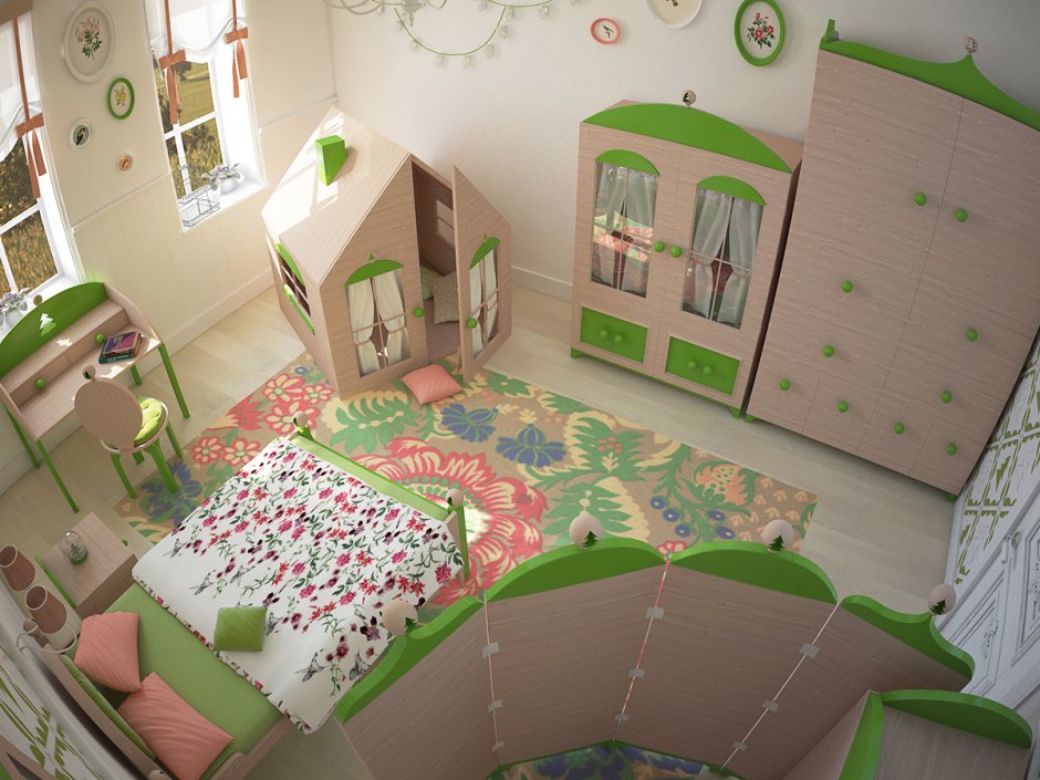 Маке комнаты для детей
