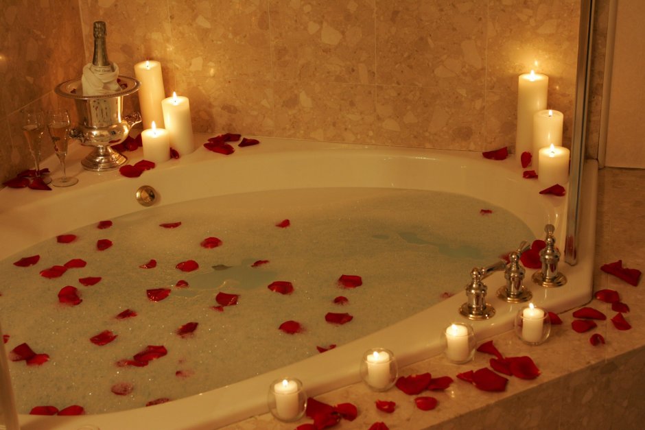 Романтическая ванная комната (35 фото)