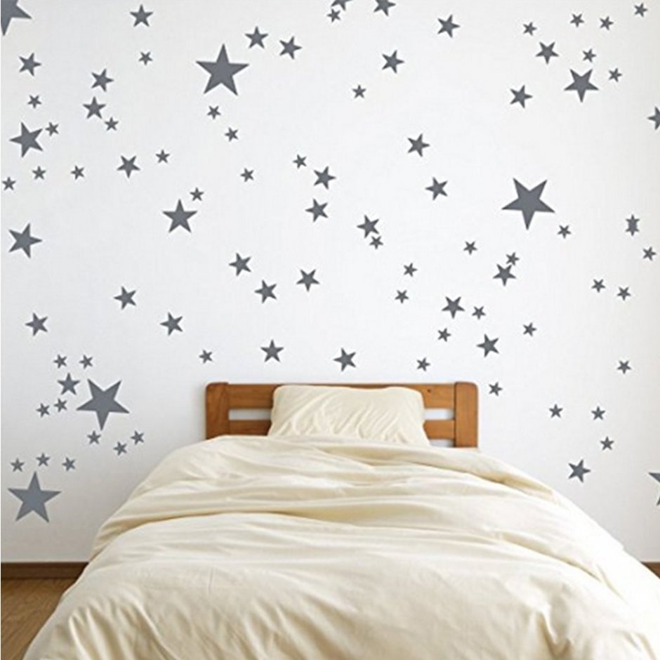 Наклейки звезды на стену в детскую комнату