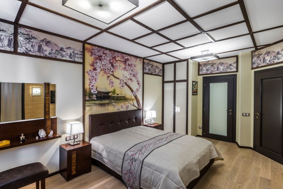 Обои для комнаты в японском стиле (33 фото)
