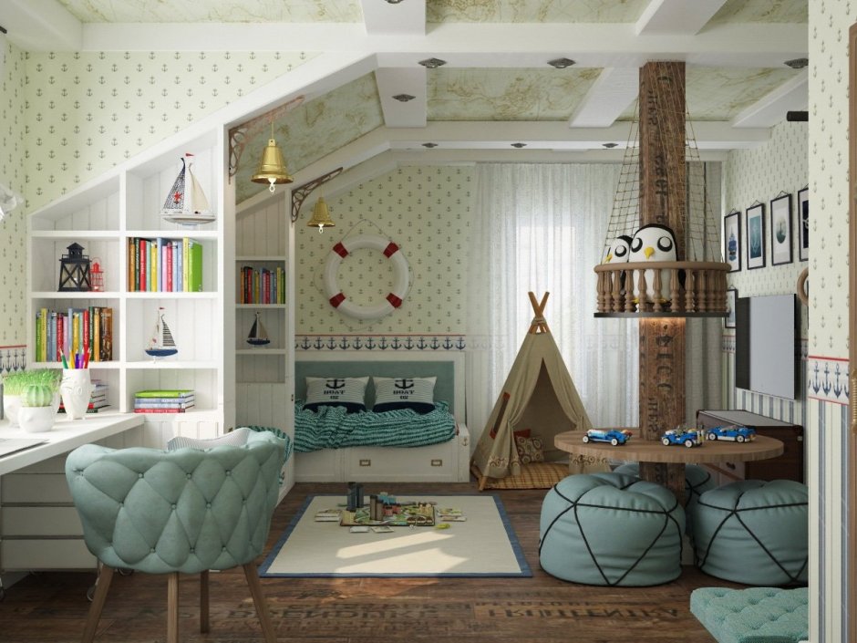 Детские комнаты в башкирском стиле