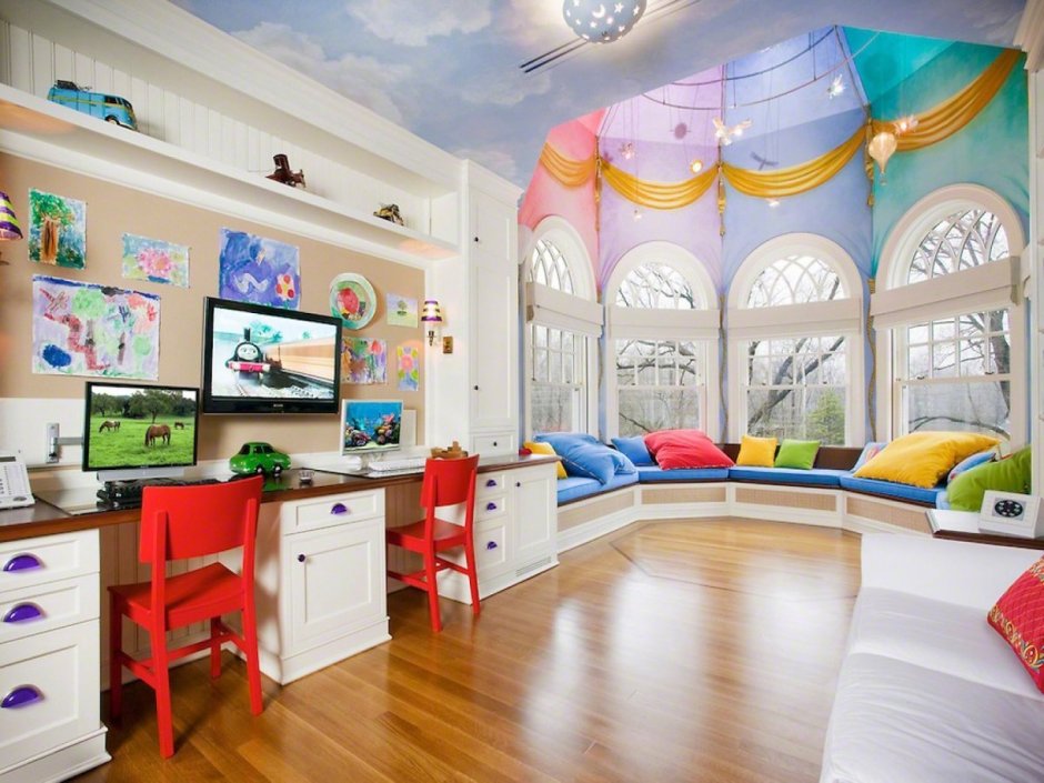 Красивые интерьеры детских комнат