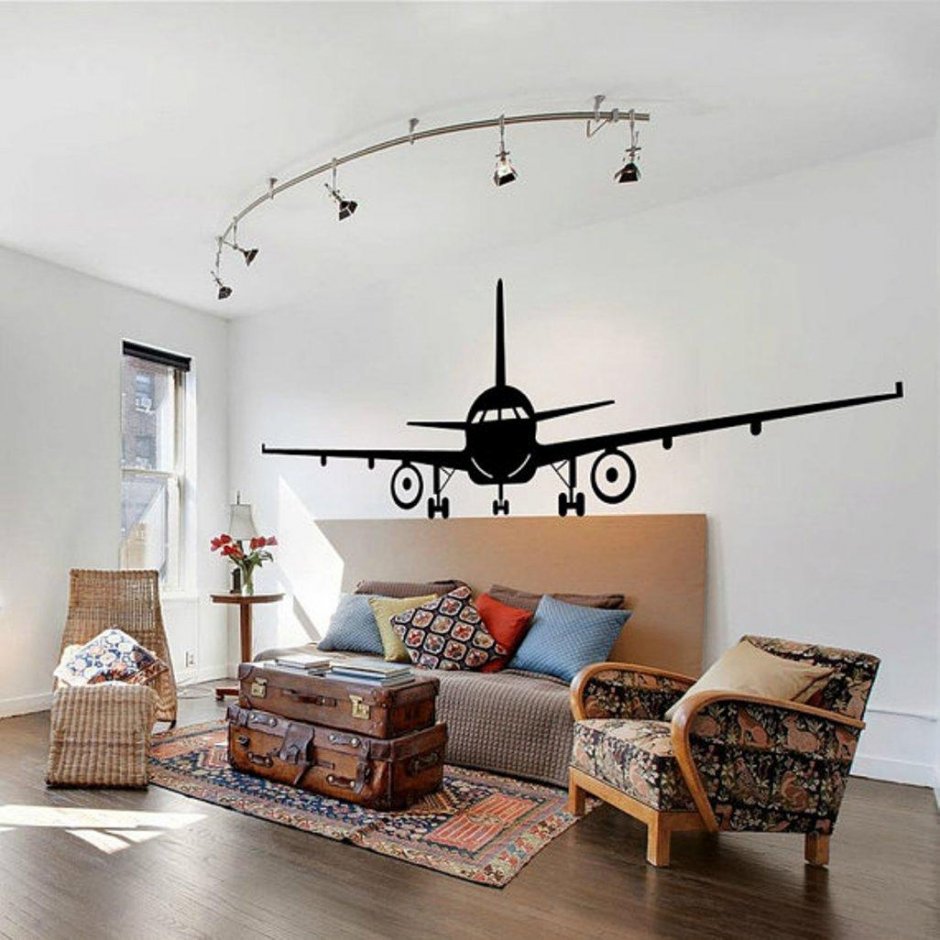Комната в стиле авиации