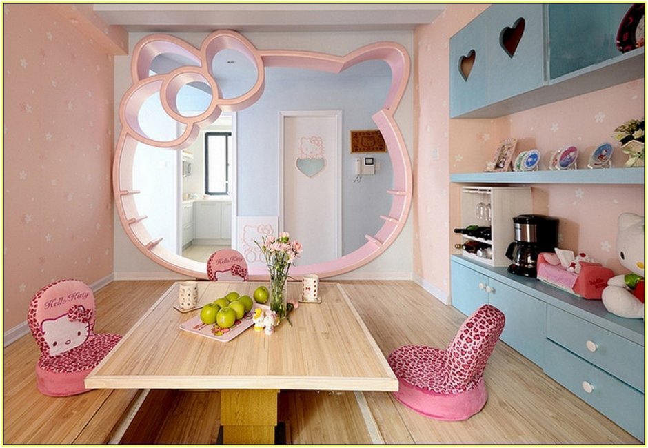 Необычная детская комната для девочки