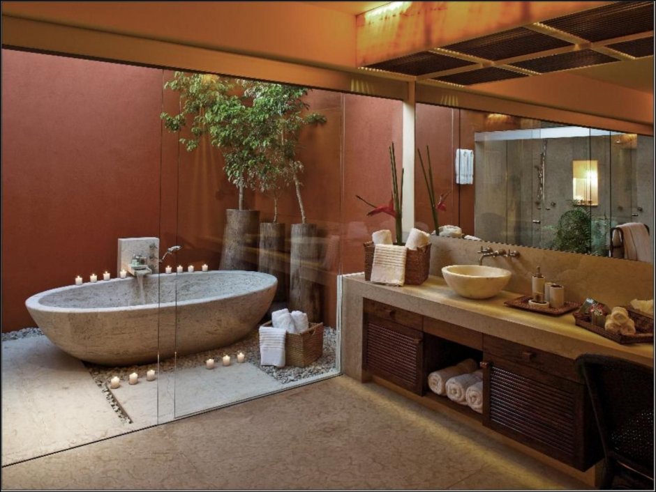 Ванная комната в китайском стиле (34 фото)