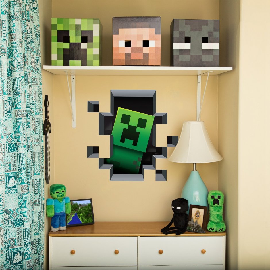 Наклейка "Creeper inside Sticker"