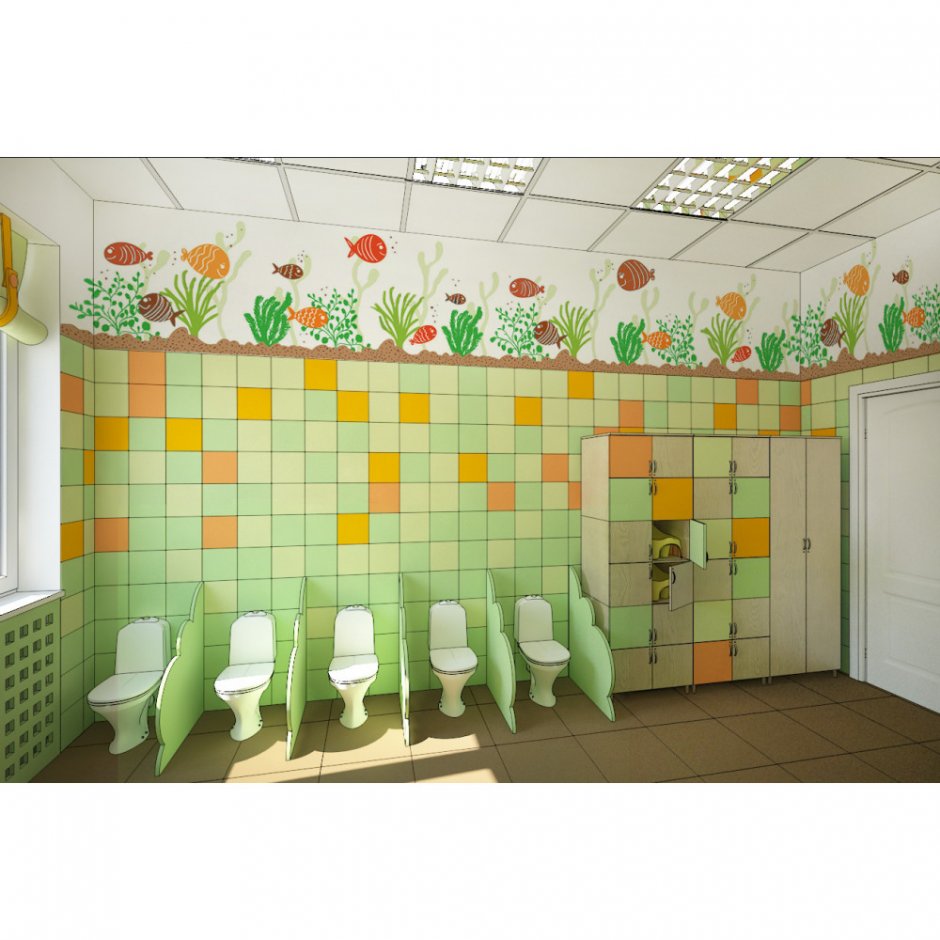 Туалет в детском саду