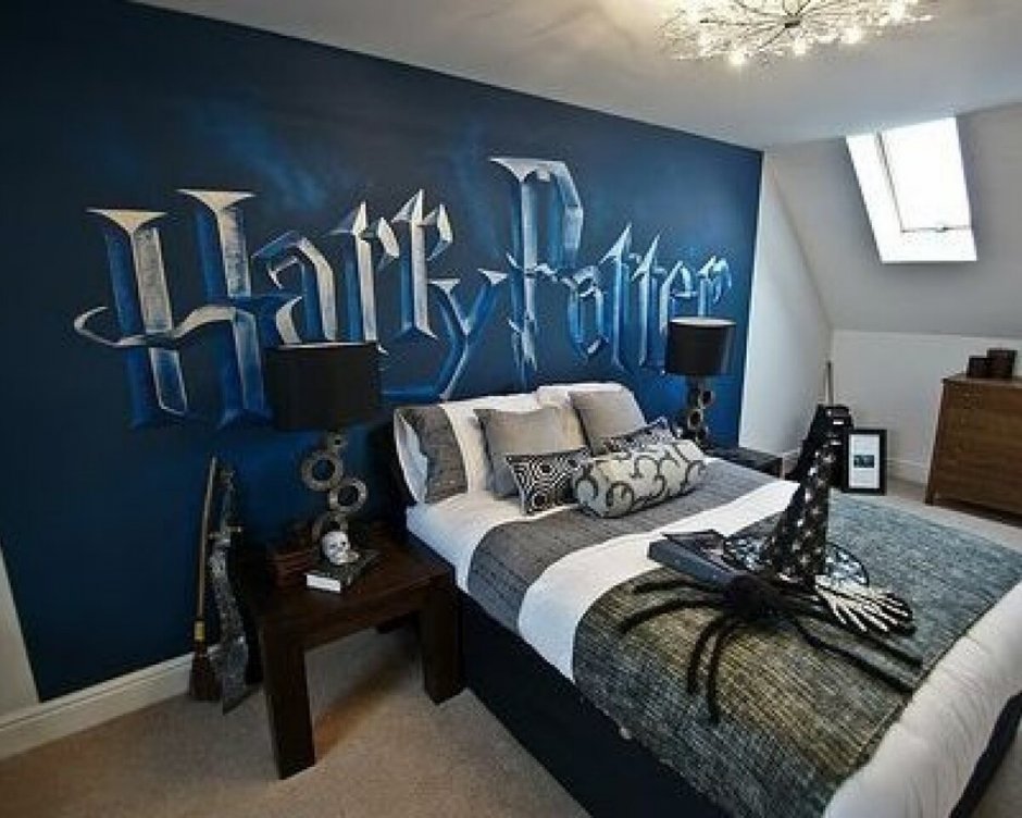 Комната в стиле Гарри Поттера для подростка