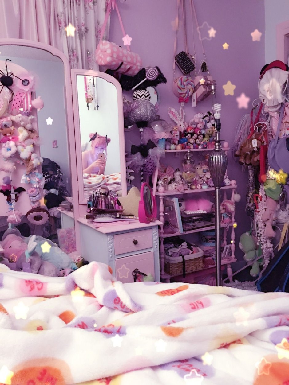 Розовая кавай комната (34 фото)