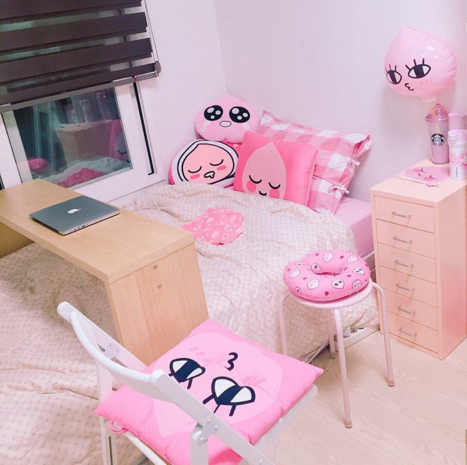 Корейская розовая комната