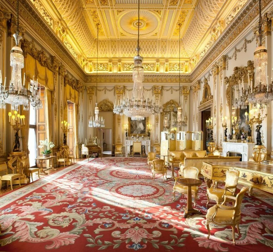 Букингемский дворец белая гостиная