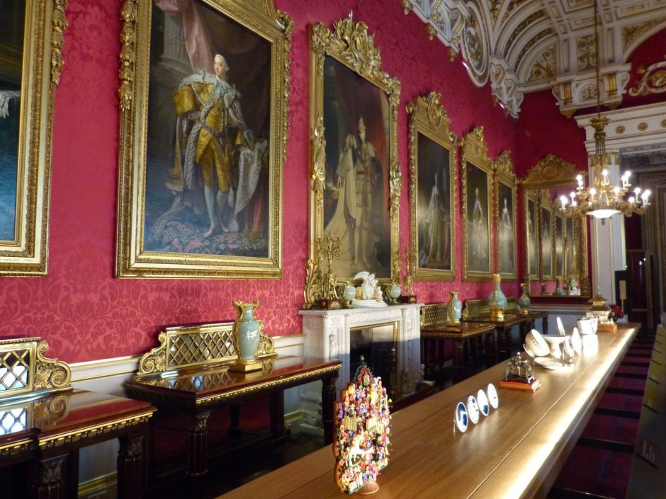 Королевская столовая Букингемский дворец
