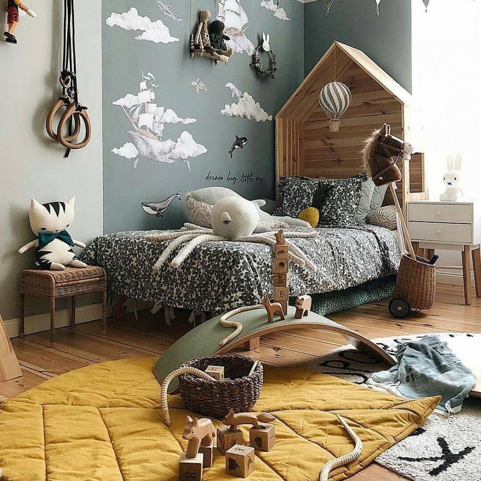 Детская комната в кошачьем стиле (34 фото)