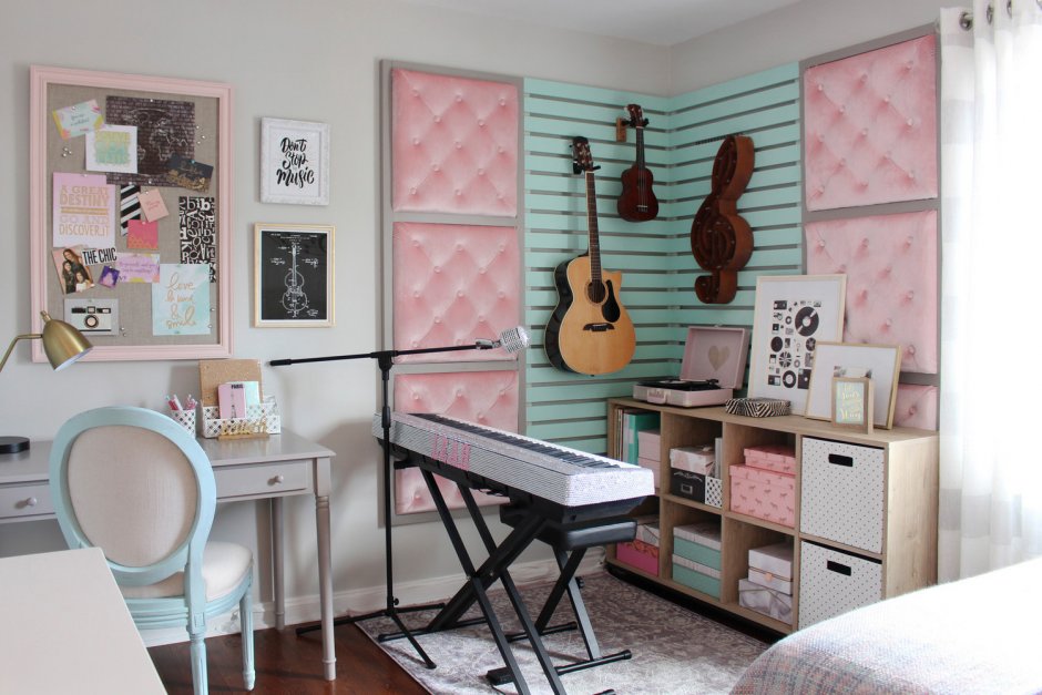 Комната для девочки музыканта