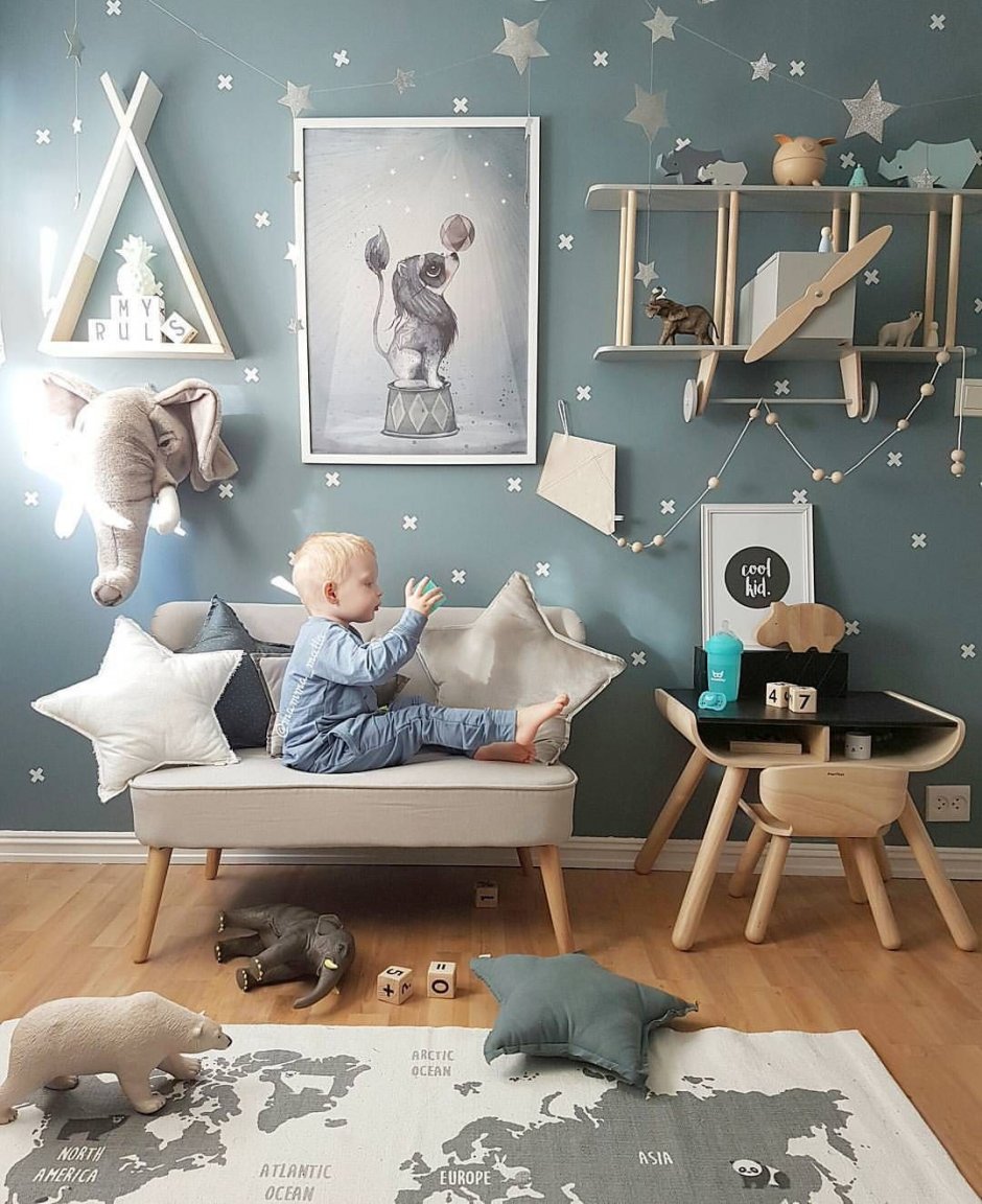 Комната для мальчика в скандинавском стиле