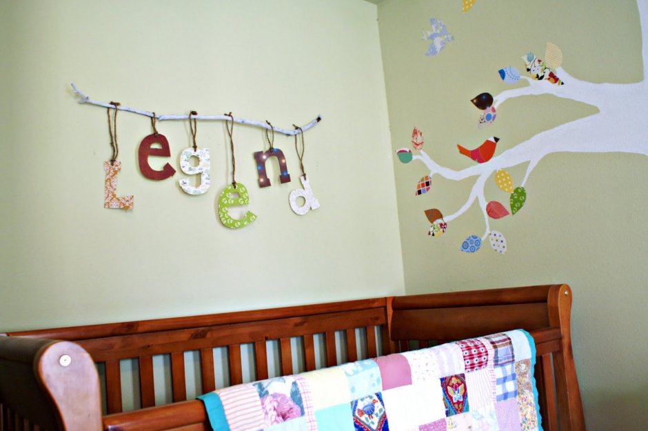 Тканевый декор для детской комнаты