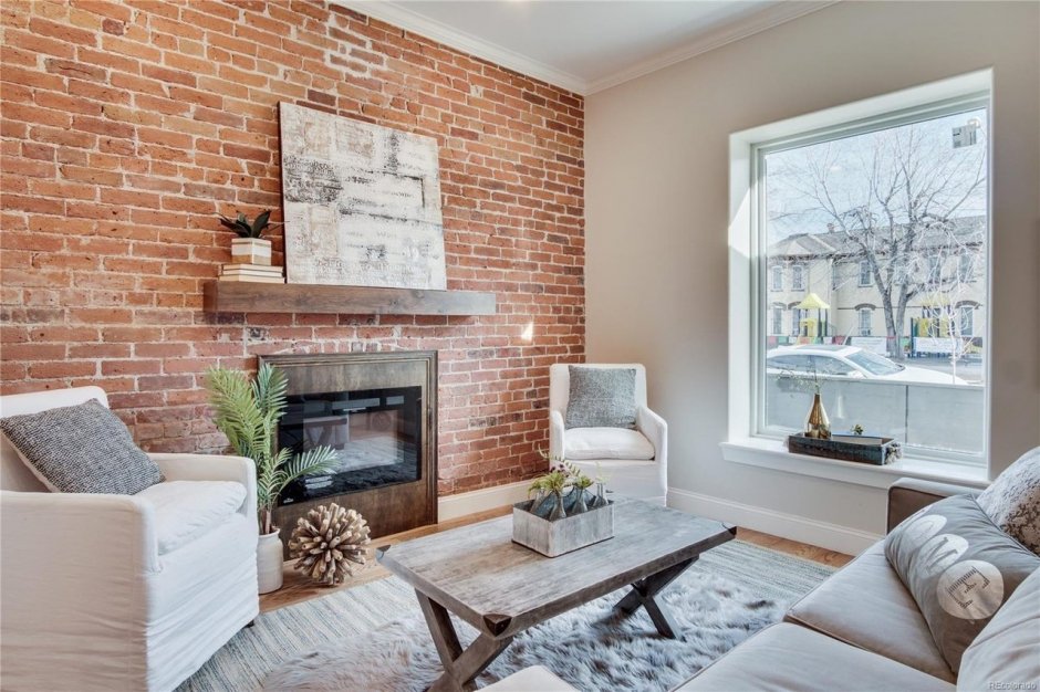 Fireplace Accent Wall Brick work