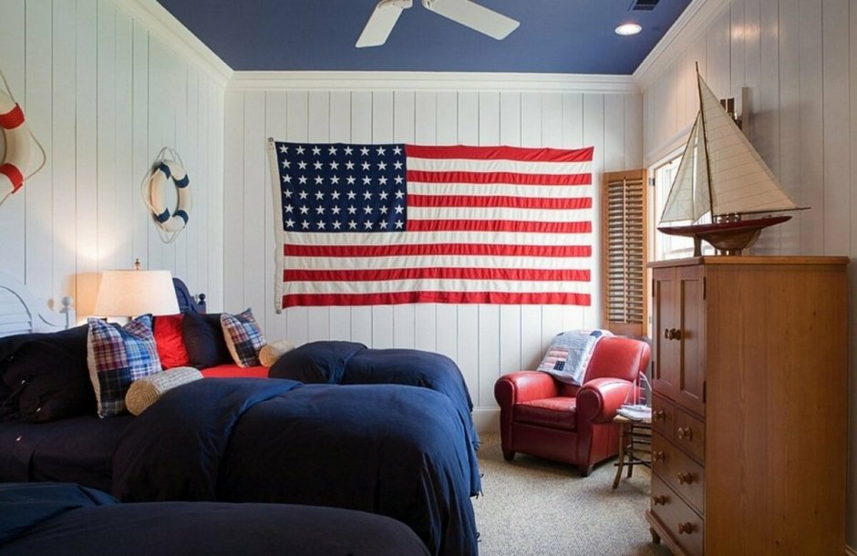 Подростковая комната в американском стиле