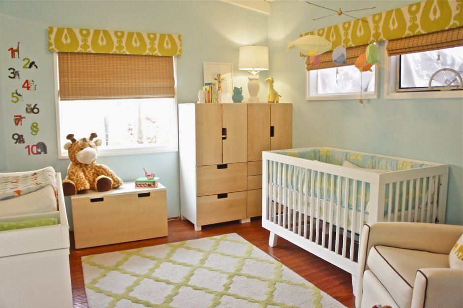 Комнаты для новорожденных икеа (31 фото)