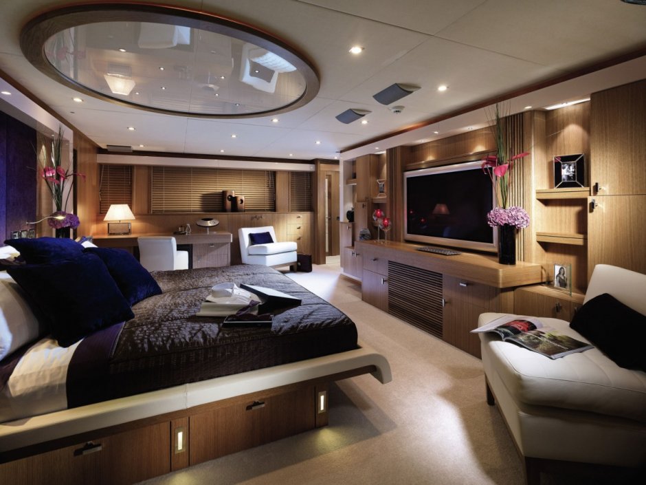 Спальня в стиле яхты