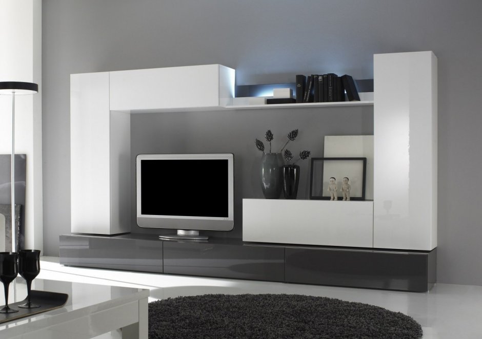 Стенка АЙМЕБ (Модерн) 4 глянцевая МДФ