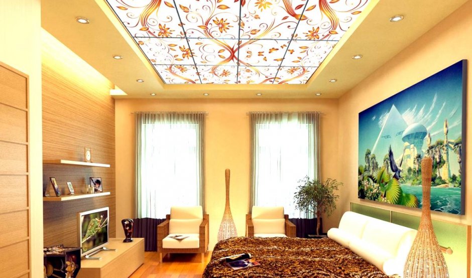 Декоративный подвесной потолок