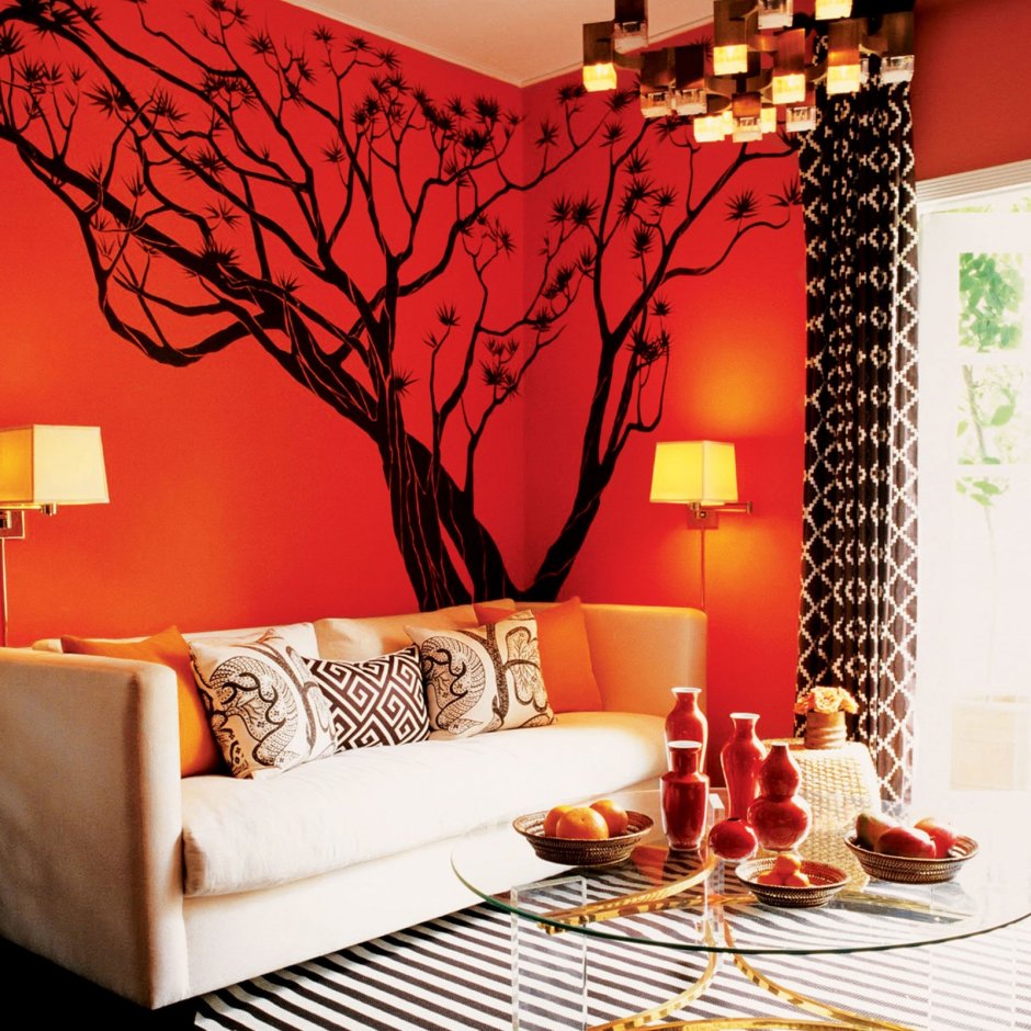 Оранжевая комната Эстетика