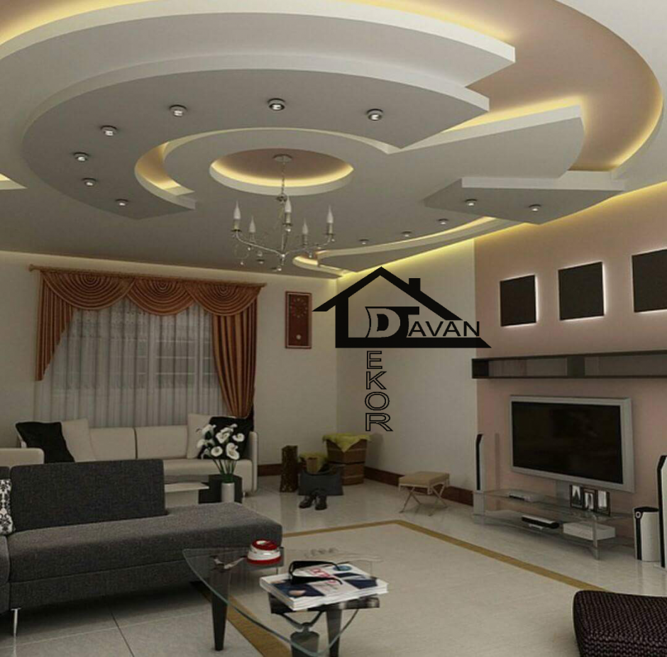 Самые красивые потолки из гипсокартона