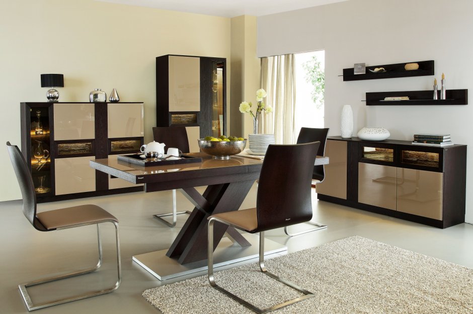 Красивые современные столы для гостиной