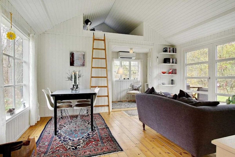 Скандинавские дачные домики интерьер