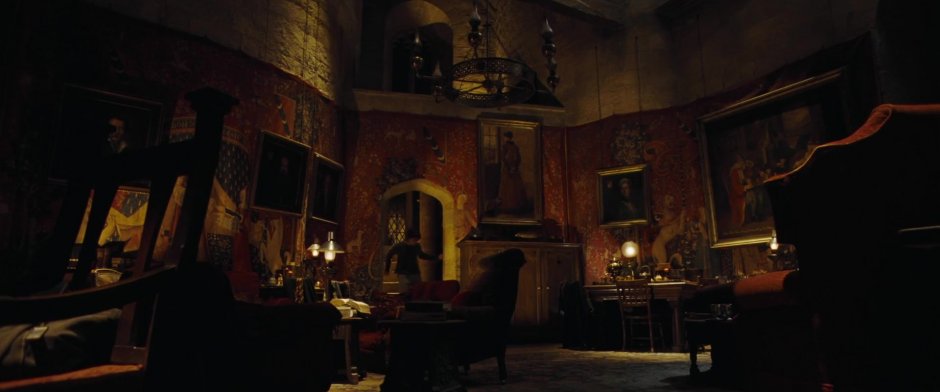 Гарри Поттер гостиная Гриффиндора кадры из фильма
